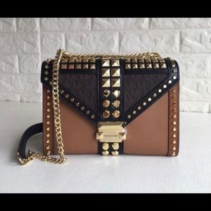 Michael Kors Whitney Studded Shoulder Bag